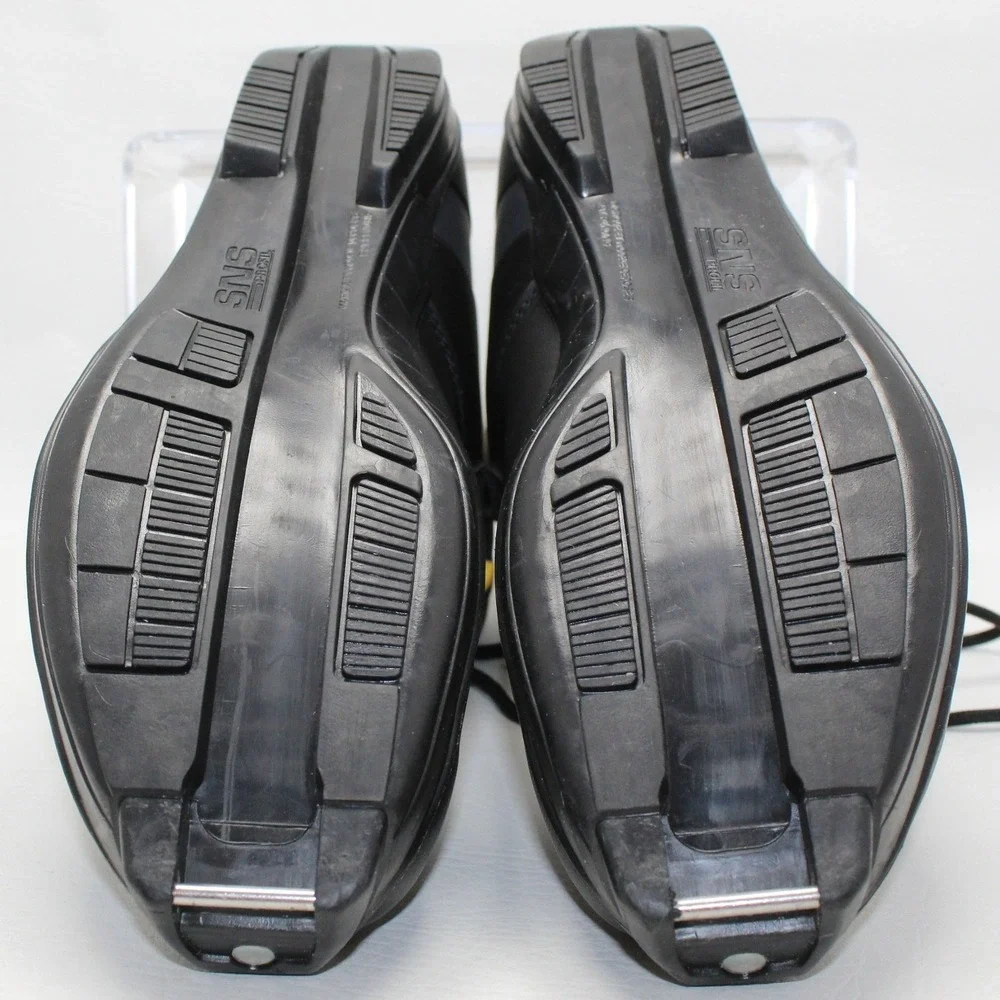 Salomon E3 Cross Country Ski Boots Mens 9.5 Black Grey‎ SNS Profil 88501331